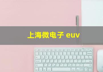 上海微电子 euv